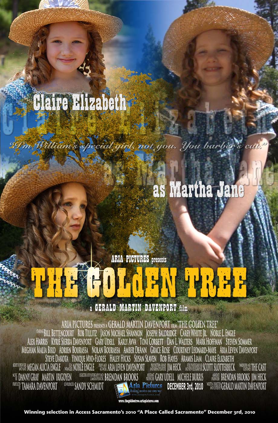 Claire Elizabeth poster from THE GOLdEN TREE (2010).