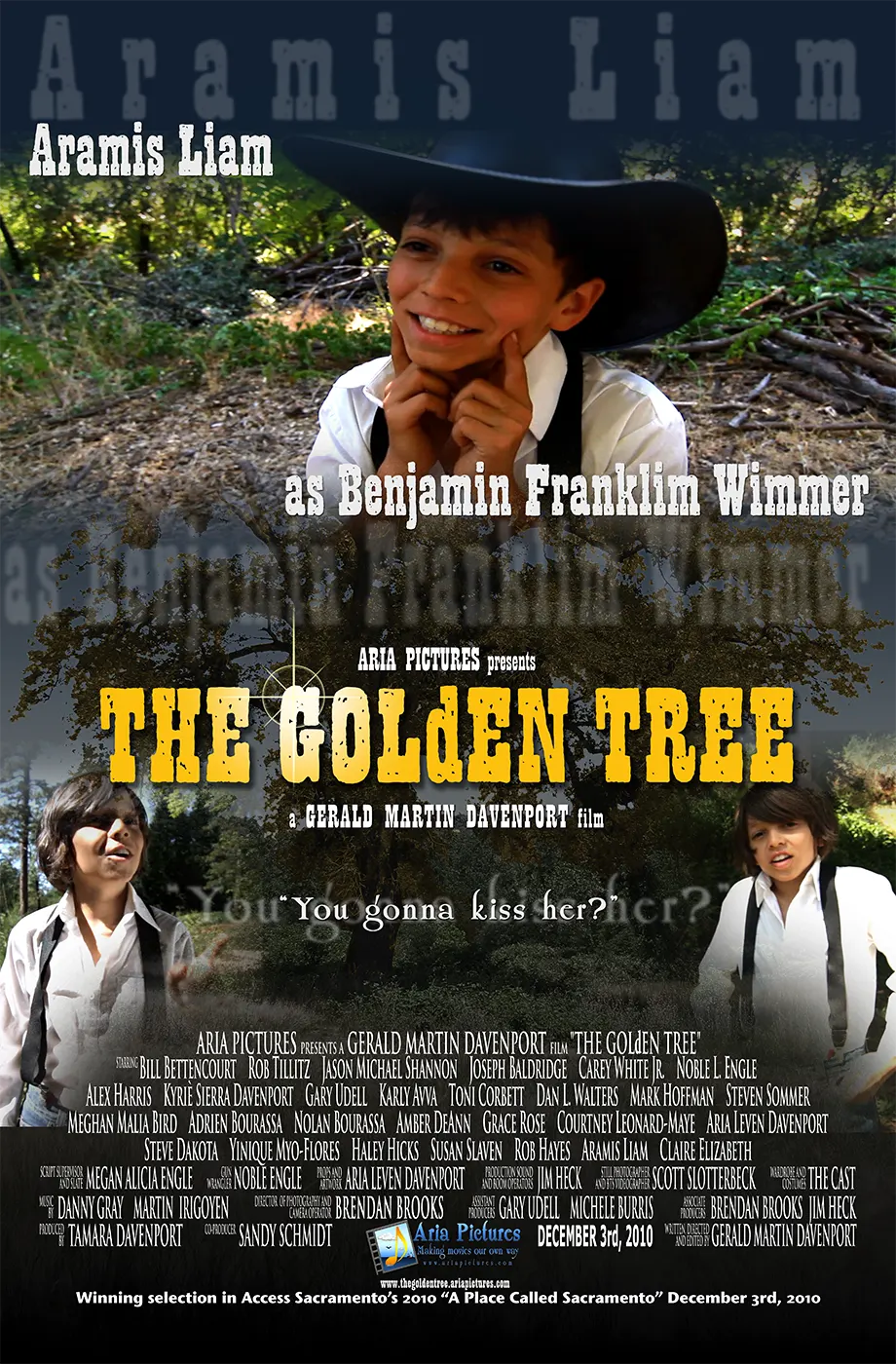 Aramis Liam poster from THE GOLdEN TREE (2010).