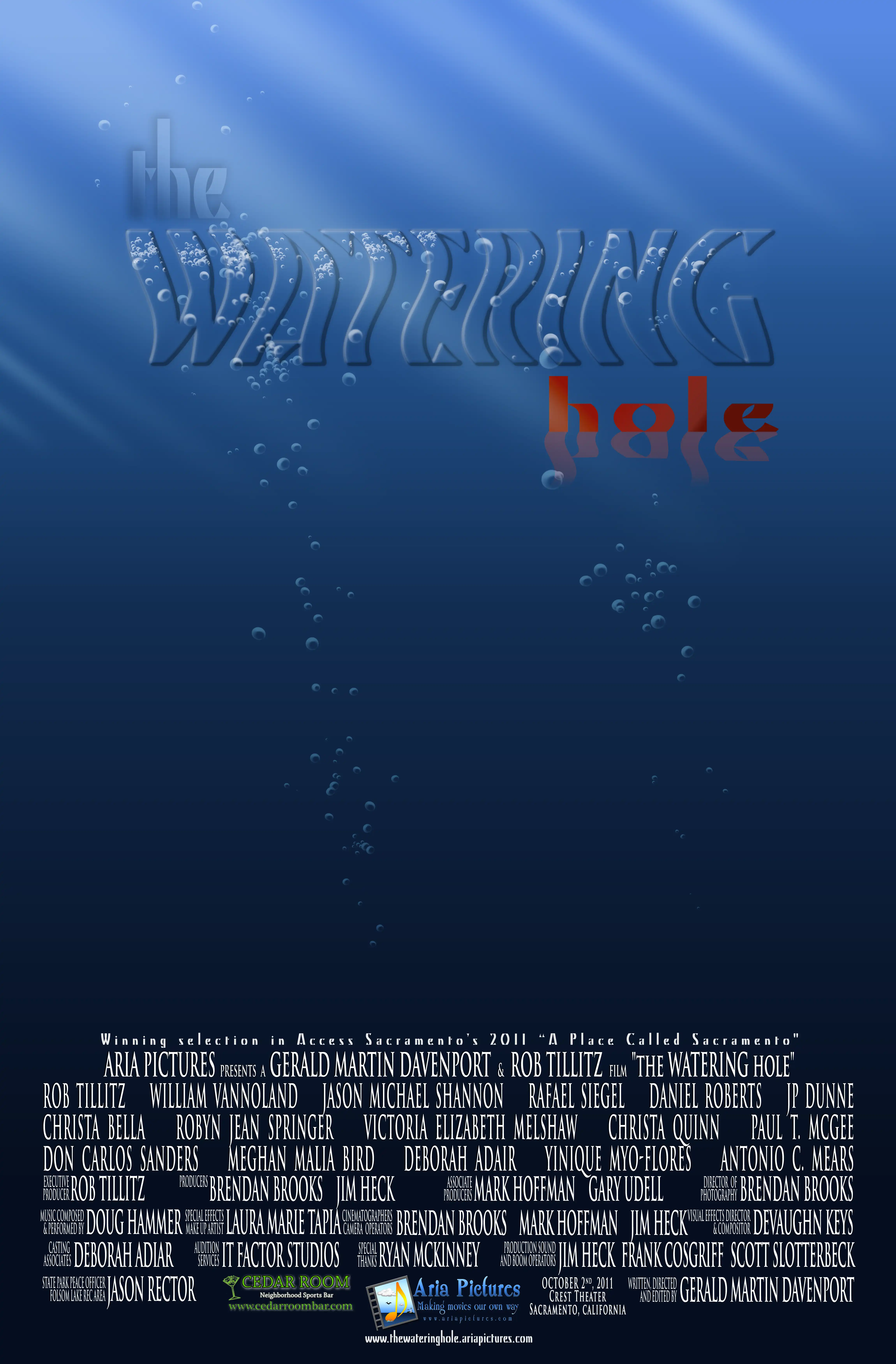 Official movie poster for the WATERING hole (2011).