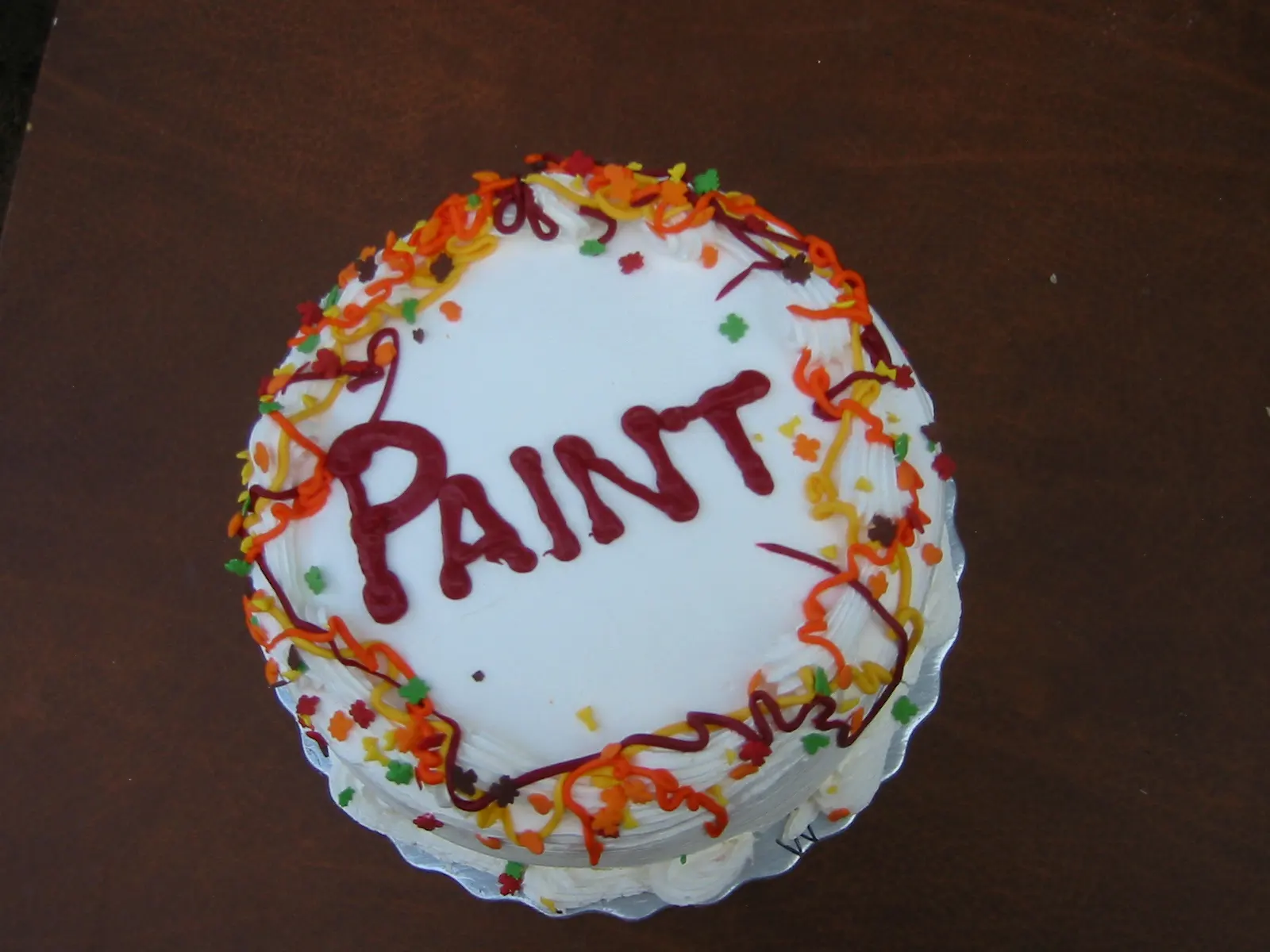Paint 2006 Wrap Party Cake.