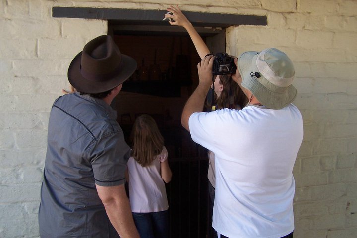 Sutters Fort Kyrie showing the secret code in the letters.