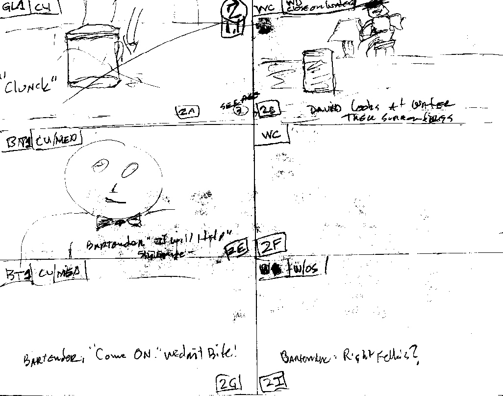 1.1b Storyboard for the WATERING hole.