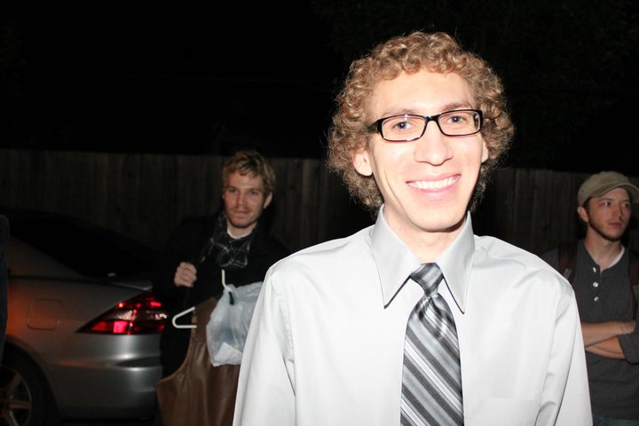 J.P. Dunne as Lester Winters arrives on location - on the set of the WATERING hole Night 1 at the Cedar Room in Carmichael, California.