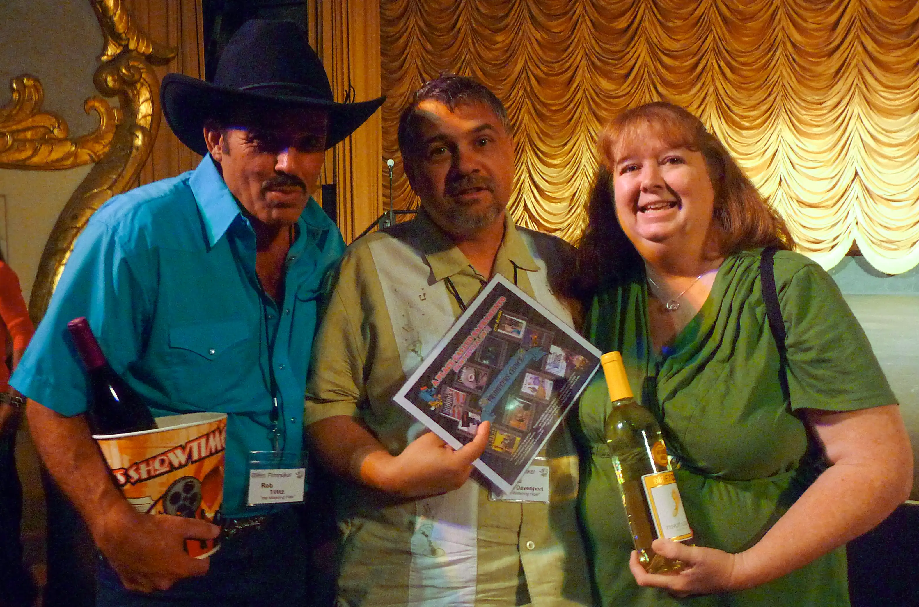 Rob Tillitz, Gerald, and Tamara Davenport - at the Crest Theater in Sacramento, California for Access Sacramento's 2011 A Place Called Sacemento Premeire.